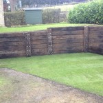 Retaining Sleeper Wall  5